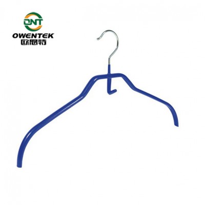 Garment store multiple color choice metal single wire clothes hanger