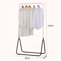 Coat Rack Heavy Duty Clothes Rail  Stand Metal Frame Black