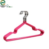 Cheap Price chrome and thick pvc clothes metal hanger metal wire hanger