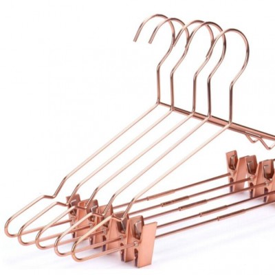 2020 hot selling wire hanger  high grade outdoor clothes hanger gold metal wire hangers   for cloths